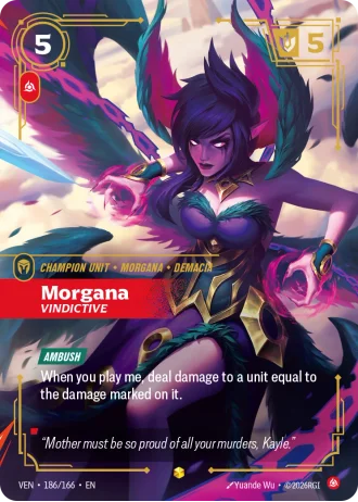 Morgana, Vindictive #186/166 — Vendetta