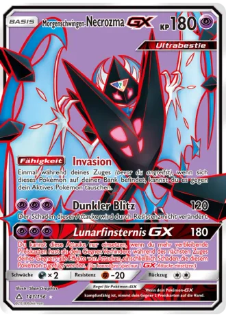 Morgenschwingen-Necrozma GX #143/156 — Ultra-Prisma