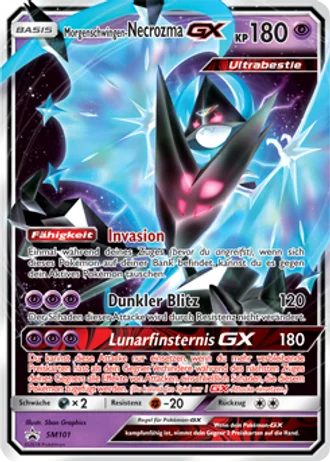 Morgenschwingen-Necrozma GX SM101 — Sonne & Mond Promos