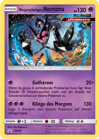 Morgenschwingen-Necrozma SM106 — Sonne & Mond Promos
