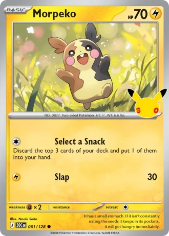 Morpeko #061/128 — 30th Celebration