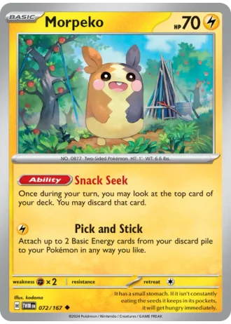 Morpeko #072/167 — Twilight Masquerade