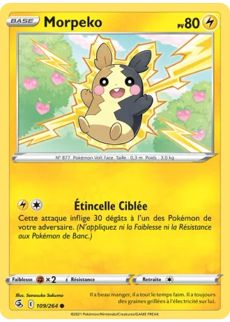 Morpeko #109 — Poing de Fusion