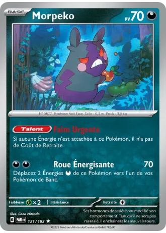 Morpeko #121/182 — Faille Paradoxe