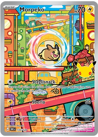 Morpeko #135/128 — 30° Anniversario