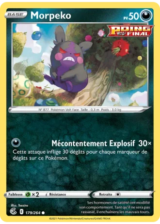 Morpeko #179 — Poing de Fusion