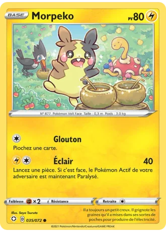 Morpeko #35/72 — Destinées Radieuses