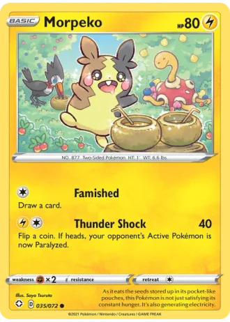 Morpeko #35/72 — Shining Fates