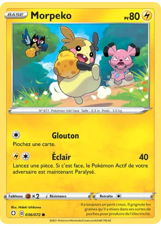 Morpeko #36/72 — Destinées Radieuses