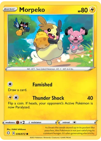 Morpeko #36/72 — Shining Fates