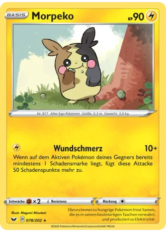 Morpeko #78/202 — Schwert & Schild