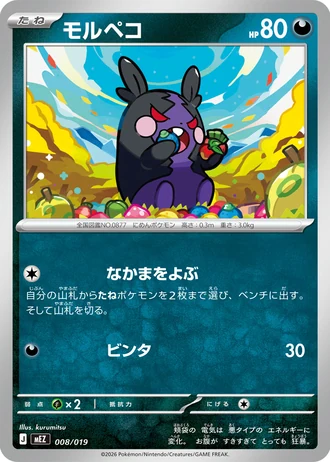 Morpeko #8/19 — Starter Set ex Zorua & Zoroark ex