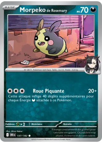 Morpeko de Rosemary #137/182 — Rivalités Destinées