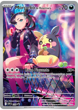 Morpeko de Rosemary #206 — Écarlate & Violet Promos