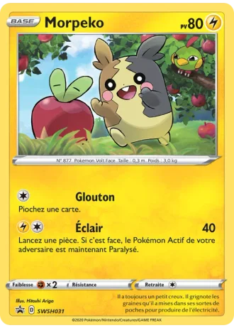 Morpeko SWSH031 — Épée & Bouclier Promos