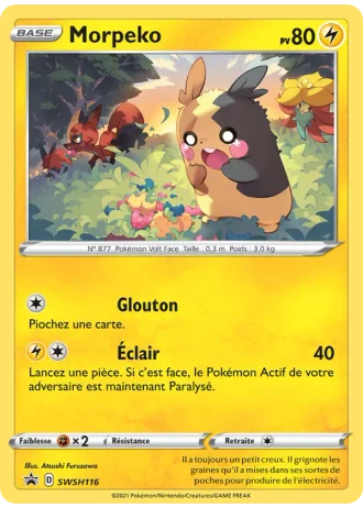 Morpeko SWSH116 — Épée & Bouclier Promos