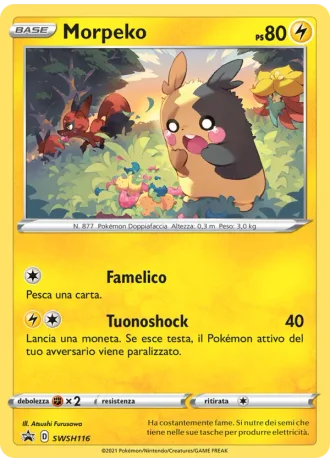 Morpeko SWSH116 — Spada e Scudo Promos