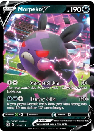 Morpeko V #095/172 — Brilliant Stars