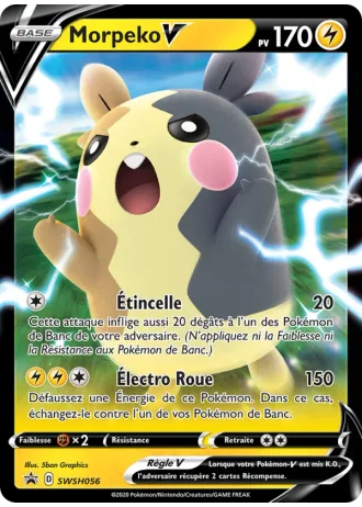 Morpeko V SWSH056 — Épée & Bouclier Promos