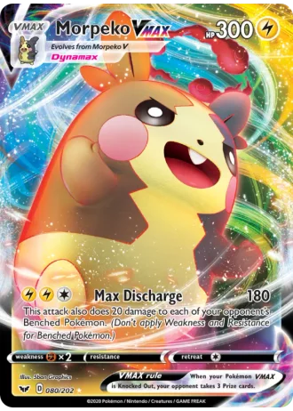 Morpeko VMAX #80/202 — Sword & Shield