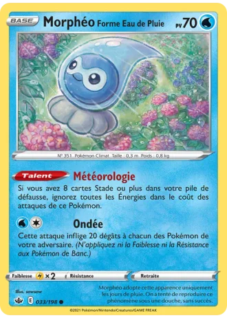 Morphéo Forme Eau de Pluie #33 — Règne de Glace