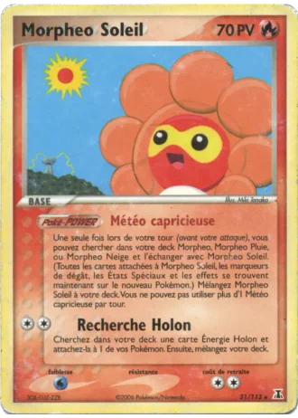Morpheo Soleil #31/113 — EX Espèces Delta