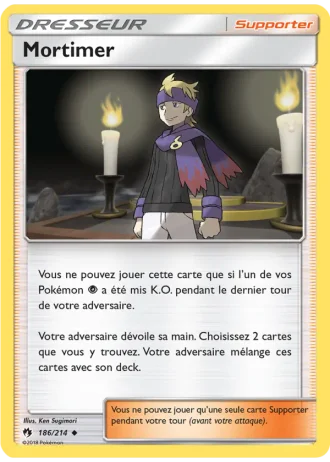 Mortimer #186/214 — Tonnerre Perdu