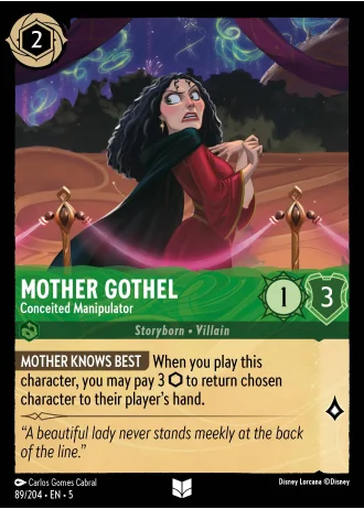Mother Gothel - Conceited Manipulator #89/204 — Shimmering Skies