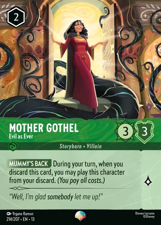 Mother Gothel - Evil as Ever #214/261 — Attack of the Vine!
