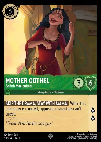Mother Gothel - Selfish Manipulator #90/204 — The First Chapter