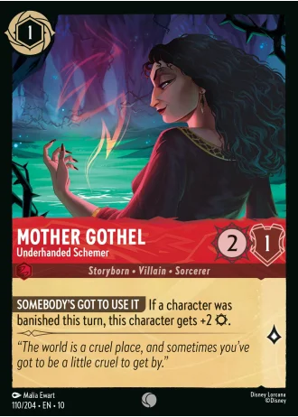 Mother Gothel - Underhanded Schemer #110/204 — Whispers in the Well