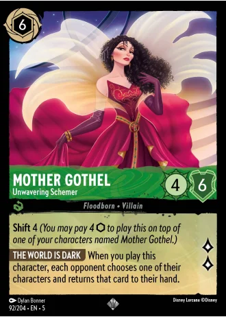 Mother Gothel - Unwavering Schemer #92/204 — Shimmering Skies