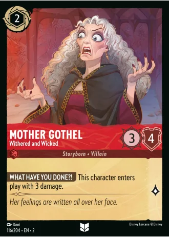 Mother Gothel - Withered and Wicked #116/204 — Rise of the Floodborn