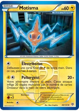 Motisma #49/135 — Tempête Plasma