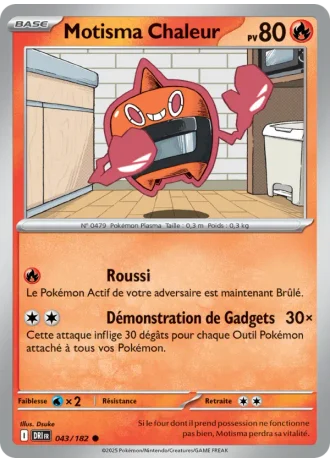 Motisma Chaleur #043/182 — Rivalités Destinées