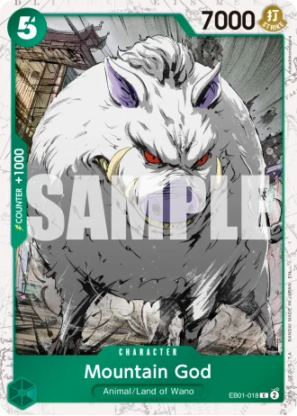 Mountain God (EB01-018) (Pirate Foil) — One Piece Card The Best Vol.2(PRB02)