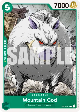 Mountain God (EB01-018) (Reprint) — One Piece Card The Best Vol.2(PRB02)