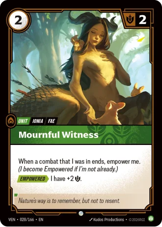 Mournful Witness #028/166 — Vendetta