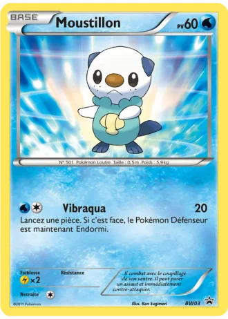 Moustillon BW03 — Noir & Blanc Promos