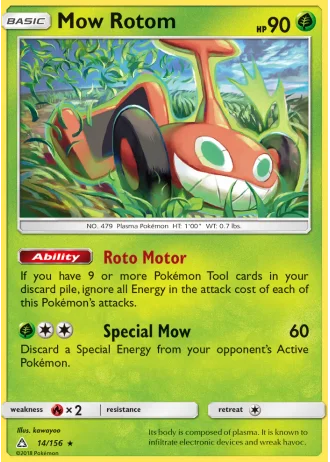 Mow Rotom #14/156 — Ultra Prism