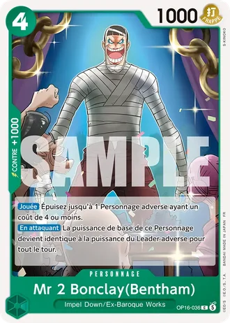 Mr 2 Bonclay(Bentham) (OP16-036) — L'Heure de la Bataille Décisive (OP16)