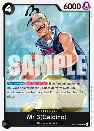 Mr 3(Galdino) (OP14-092) — Les Sept de la Mer d'Azur (OP14-EB04)