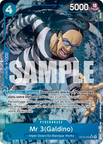 Mr 3(Galdino) (OP16-056) (Alternative Art) — L'Heure de la Bataille Décisive (OP16)