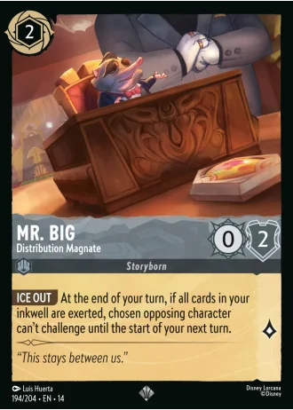 Mr. Big - Distribution Magnate #194/257 — Hyperia City