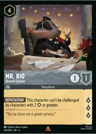 Mr. Big - Shrewd Tycoon #174/204 — Azurite Sea