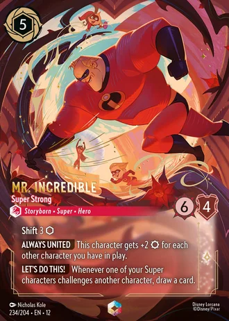 Mr. Incredible - Super Strong #234/257 — Wilds Unknown