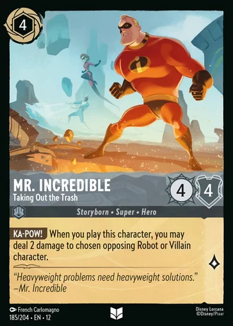Mr. Incredible - Taking Out the Trash #185/257 — Wilds Unknown