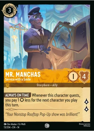 Mr. Manchas - Service with a Smile #13/257 — Hyperia City