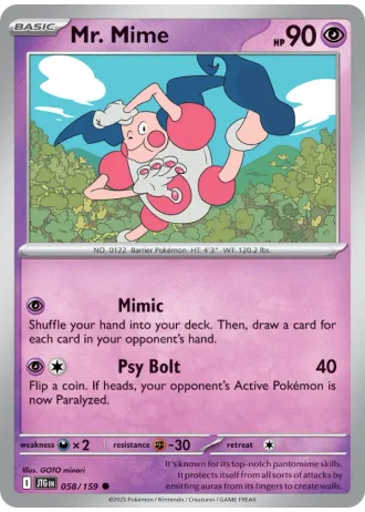 Mr. Mime #058 — Journey Together