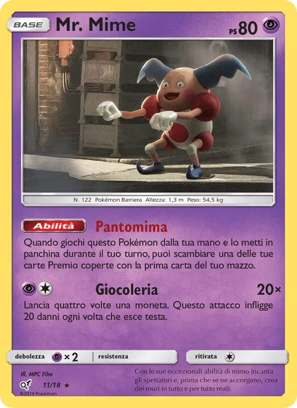 Mr. Mime #11 — Detective Pikachu